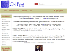 Tablet Screenshot of oldprintbooks.com